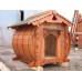 Barrel-shaped animals' houses